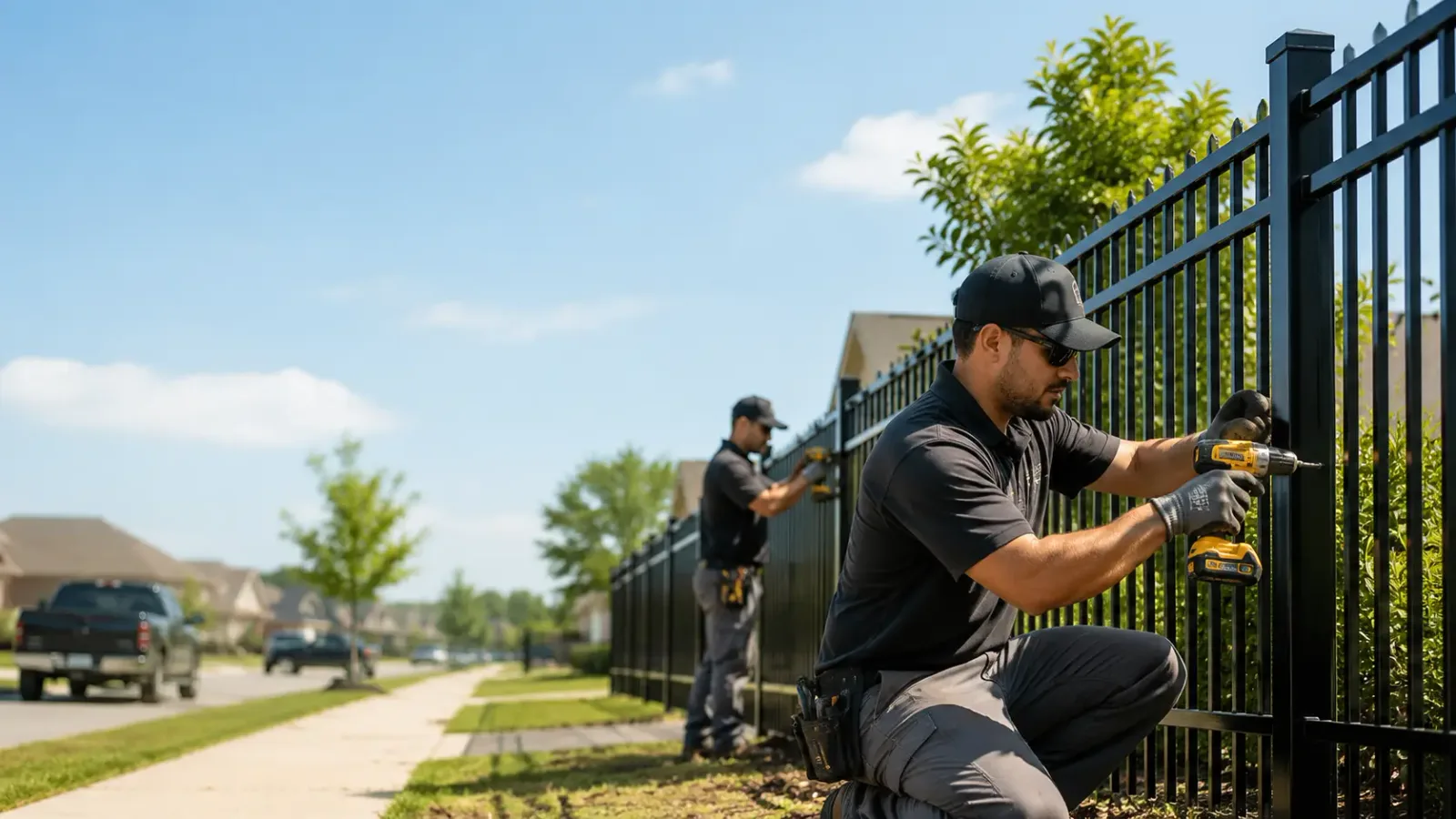 Metal Fence Installation in Drury, MO